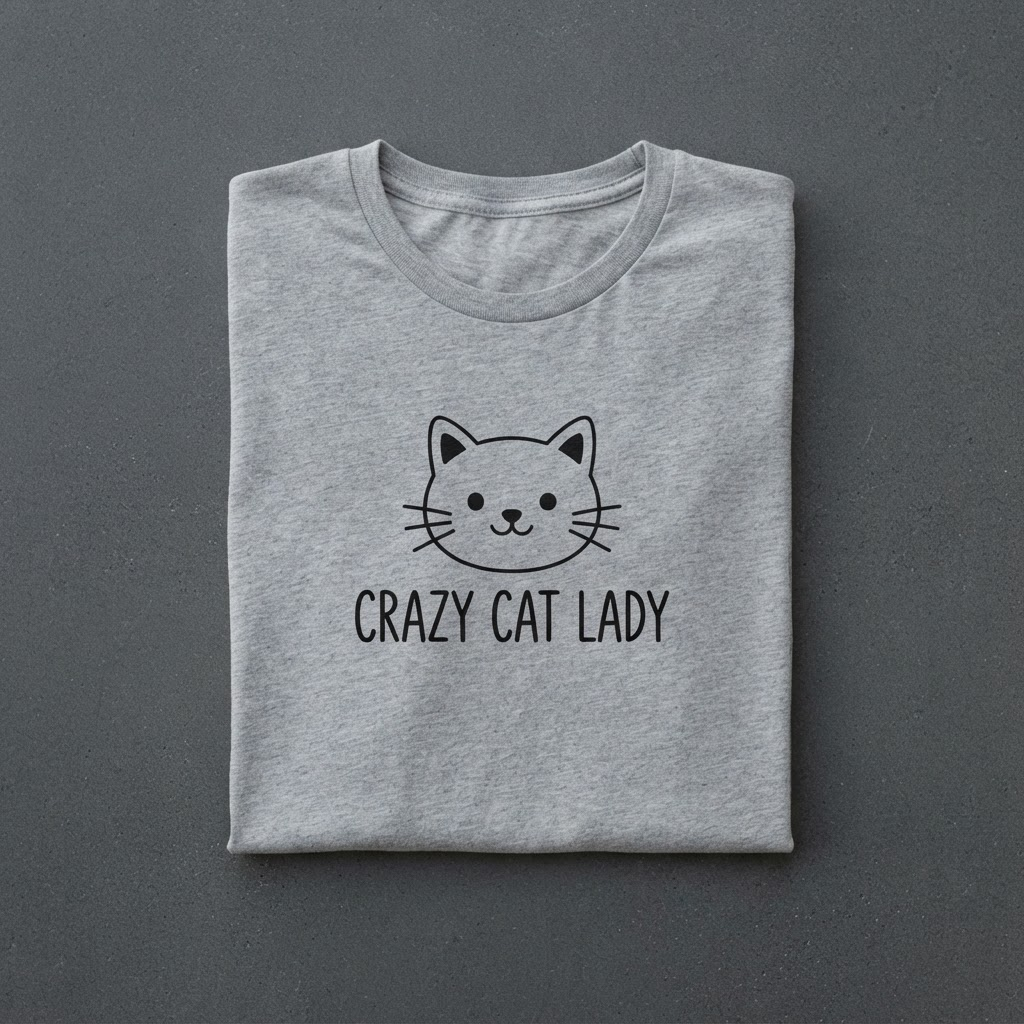 Cat Lover t-shirt design created with Merch Designer